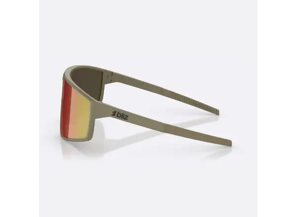 Bliz P002 okulary przeciwsłoneczne Matte Camo Green/Grey Red Revo