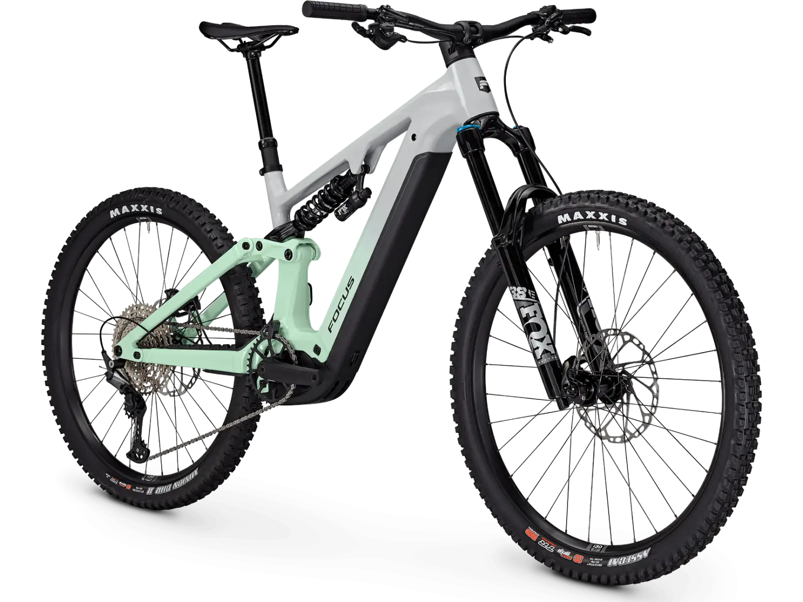 Focus SAM2 6.8 600 Wh pełne zawieszenie rower elektryczny Lightgrey/Macha