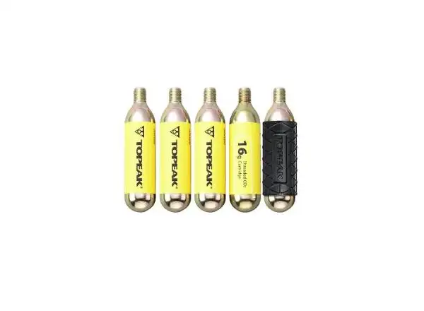Topeak CO2 naboje 16g 5szt z rękawem