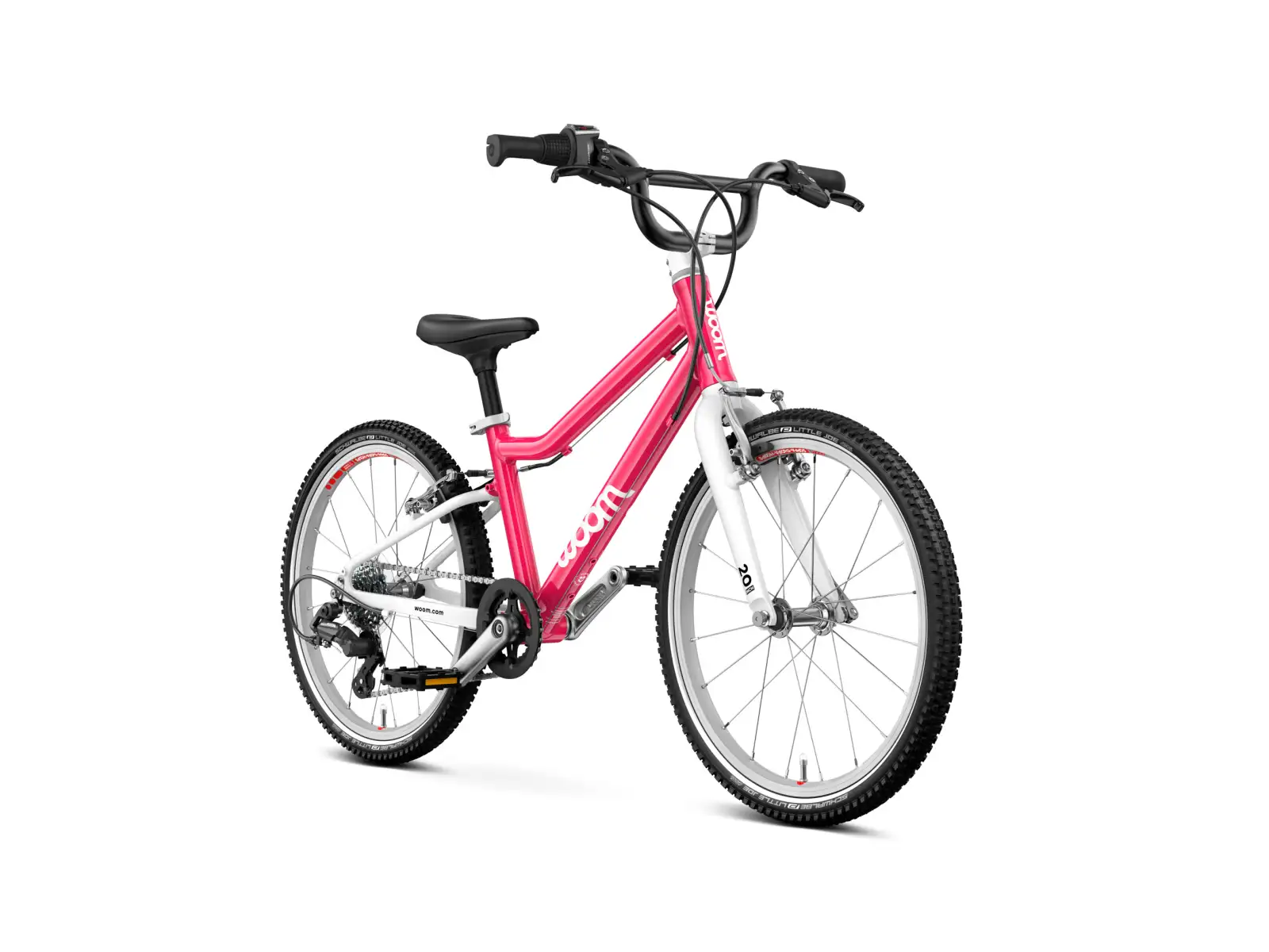 Woom GO 4 rower dziecięcy 20" Hot Pink