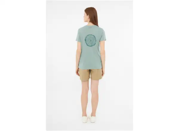 Viking Rune Bamboo damska koszulka green-turquise