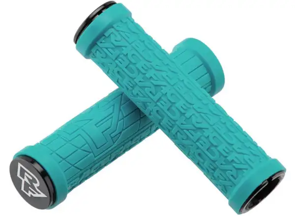 Race Face Grippler Lock On gripy 30 mm turkusowa