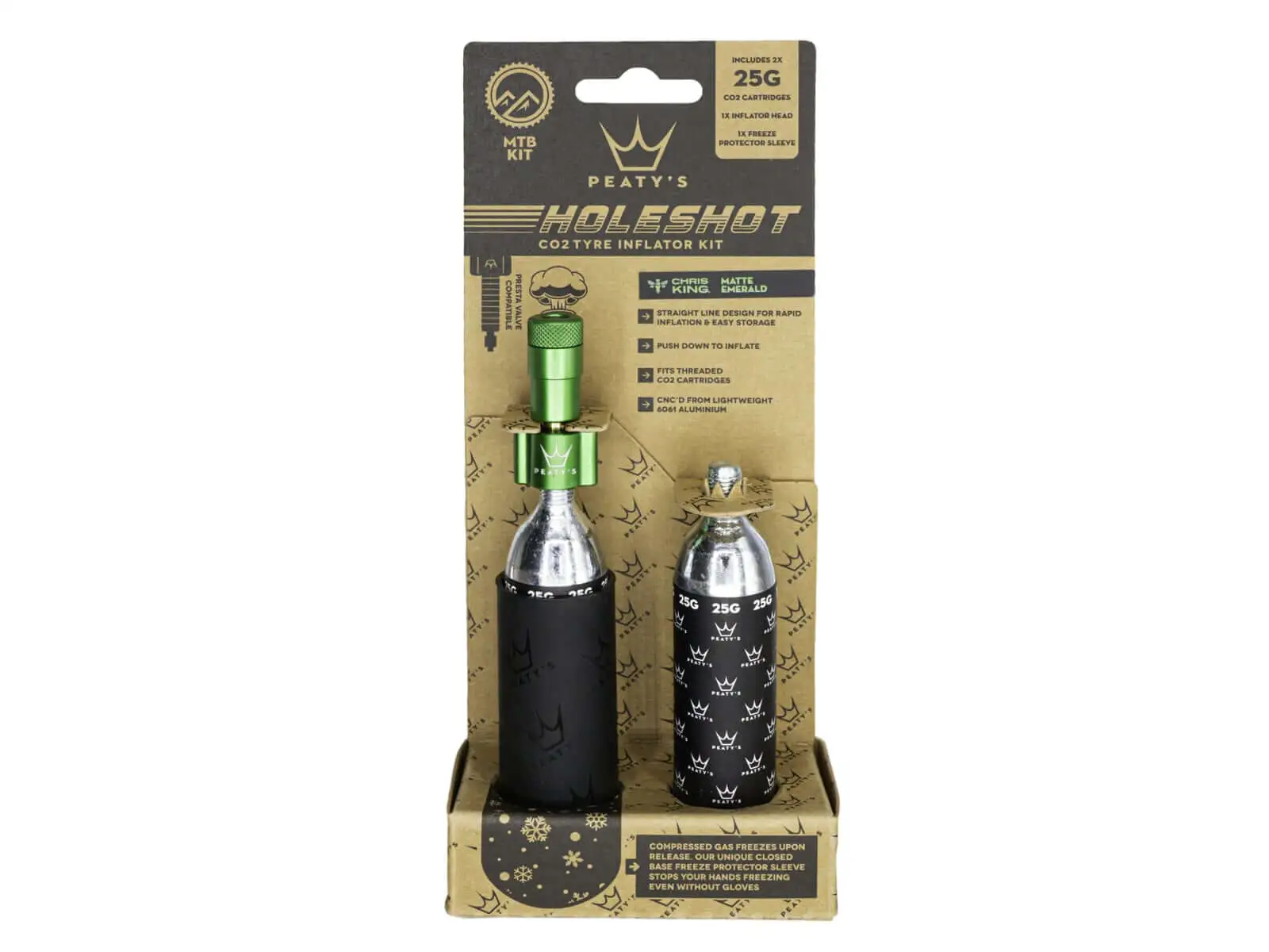 Peatys Holeshot CO2 zestaw 25 g Emerald