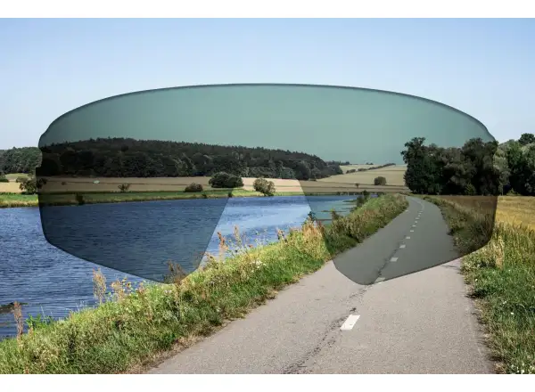 Force Enigma okulary rowerowe niebieskie/niebieskie lustrzane szkła