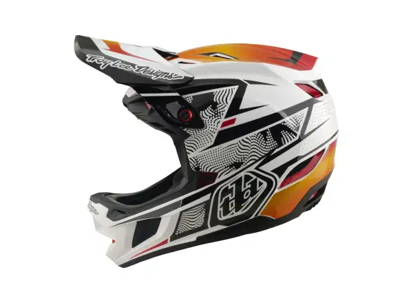 Troy Lee Designs D4 Composite MIPS kask Lined up White