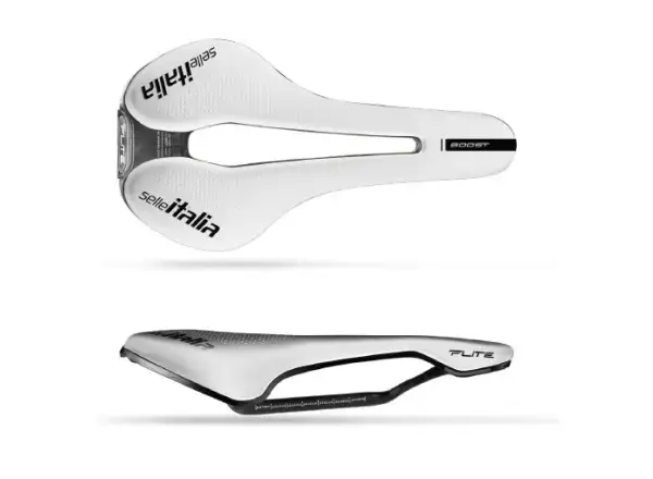 Selle Italia Flite Boost Superflow Kit Carbon S3 siodło 130x248 mm White