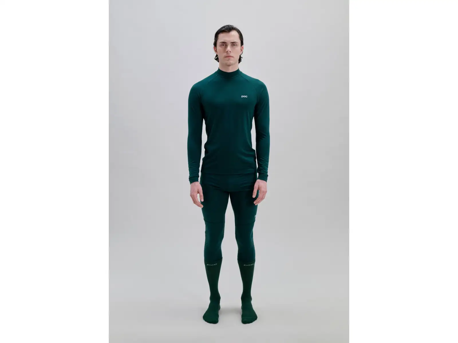 POC Layer Merino męska koszulka termoaktywna z długim rękawem Pargasite Green