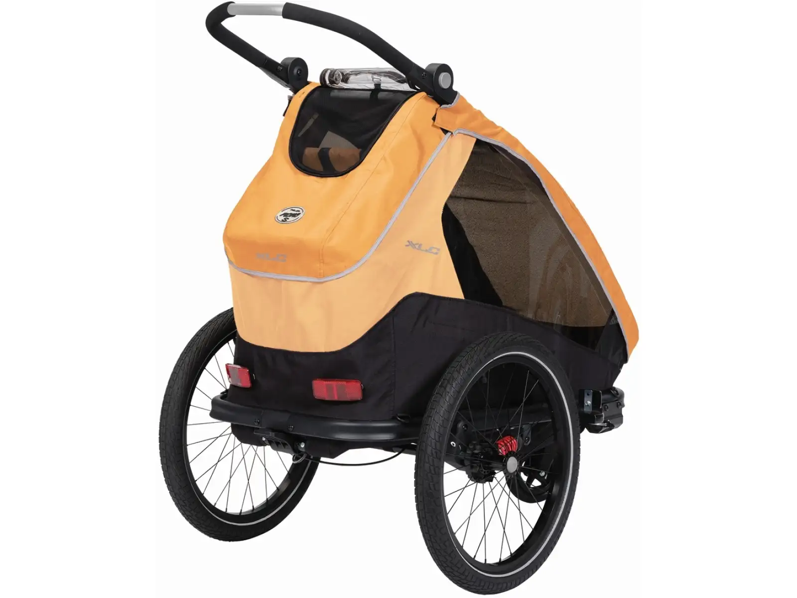 XLC MONOs BS-C09 dziecięcy przyczepka rowerowa 20" Marigold/Anthrazit