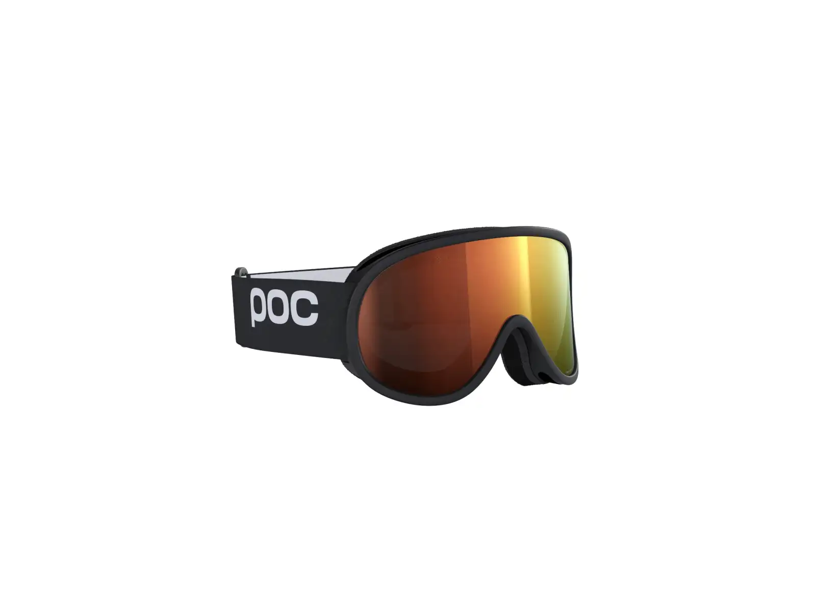 POC Retina Mid gogle narciarskie Uranium Black/Partly Sunny Orange