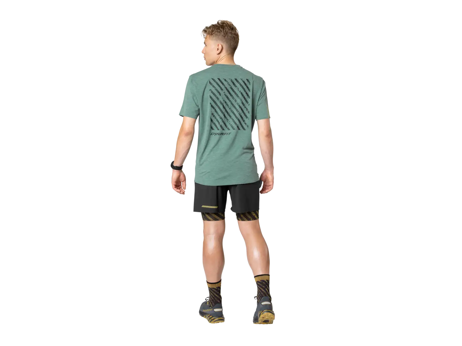 Dynafit Trail męska koszulka do biegania z krótkim rękawem Atlantic