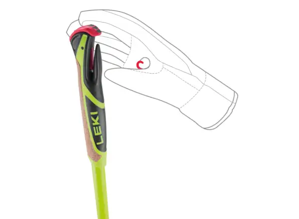 Leki CC 450 Poles kijki biegowe Neon yellow/Black/White