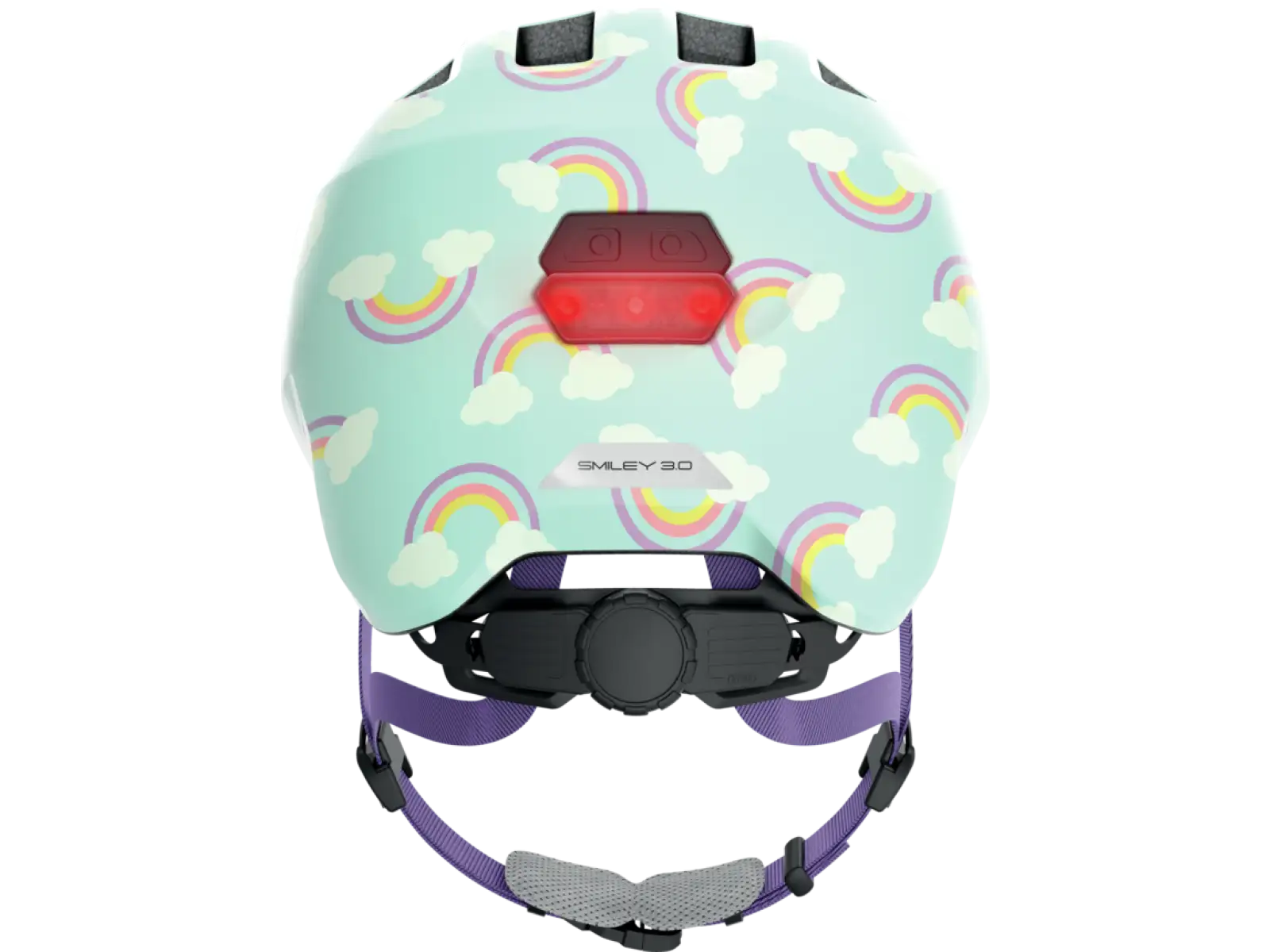 Abus Smiley 3.0 LED kask dziecięcy Blue Rainbow