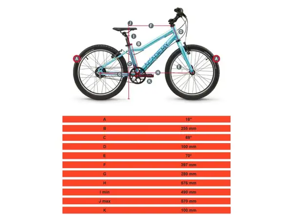 Academy Grade 3 Edition Funtasy rower dziecięcy 16" różowy