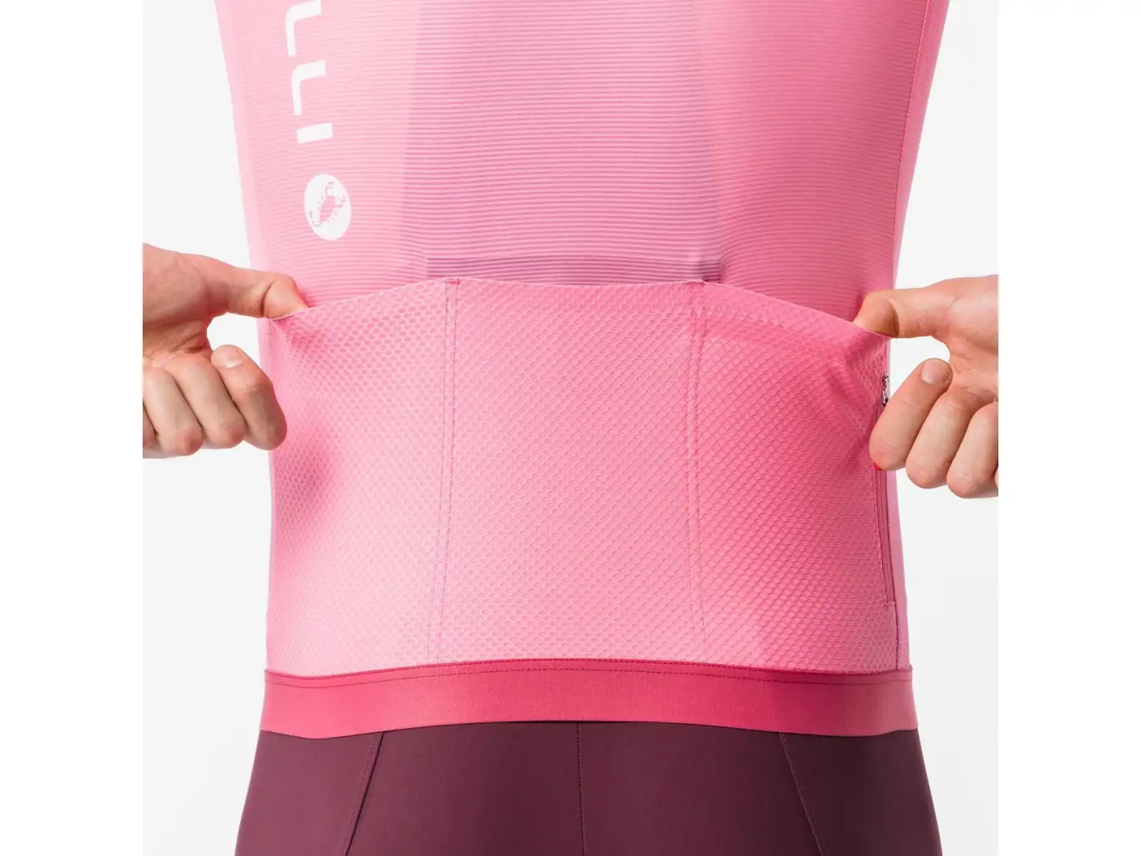Castelli Giro 109 Corretto męska koszulka długi rękaw Rosa Giro
