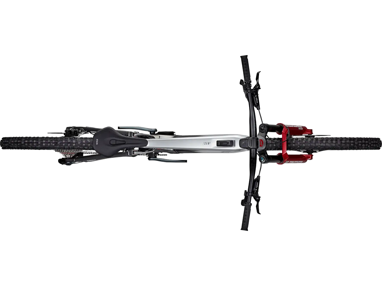 Focus SAM2 6.0 rower elektryczny pełnym zawieszeniem Nepalsilver/Steelgrey