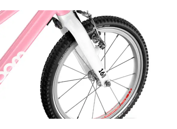 Woom Go 3 Automagic rower dziecięcy 16" Powder Pink