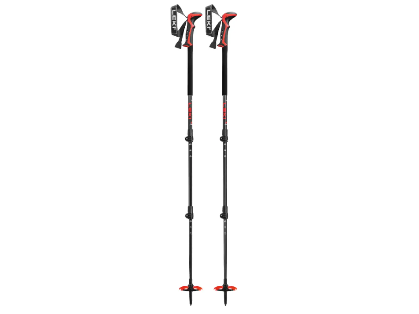 Leki Haute Route 3 kije skialpinistyczne Dark anthracite/Dark red/Black
