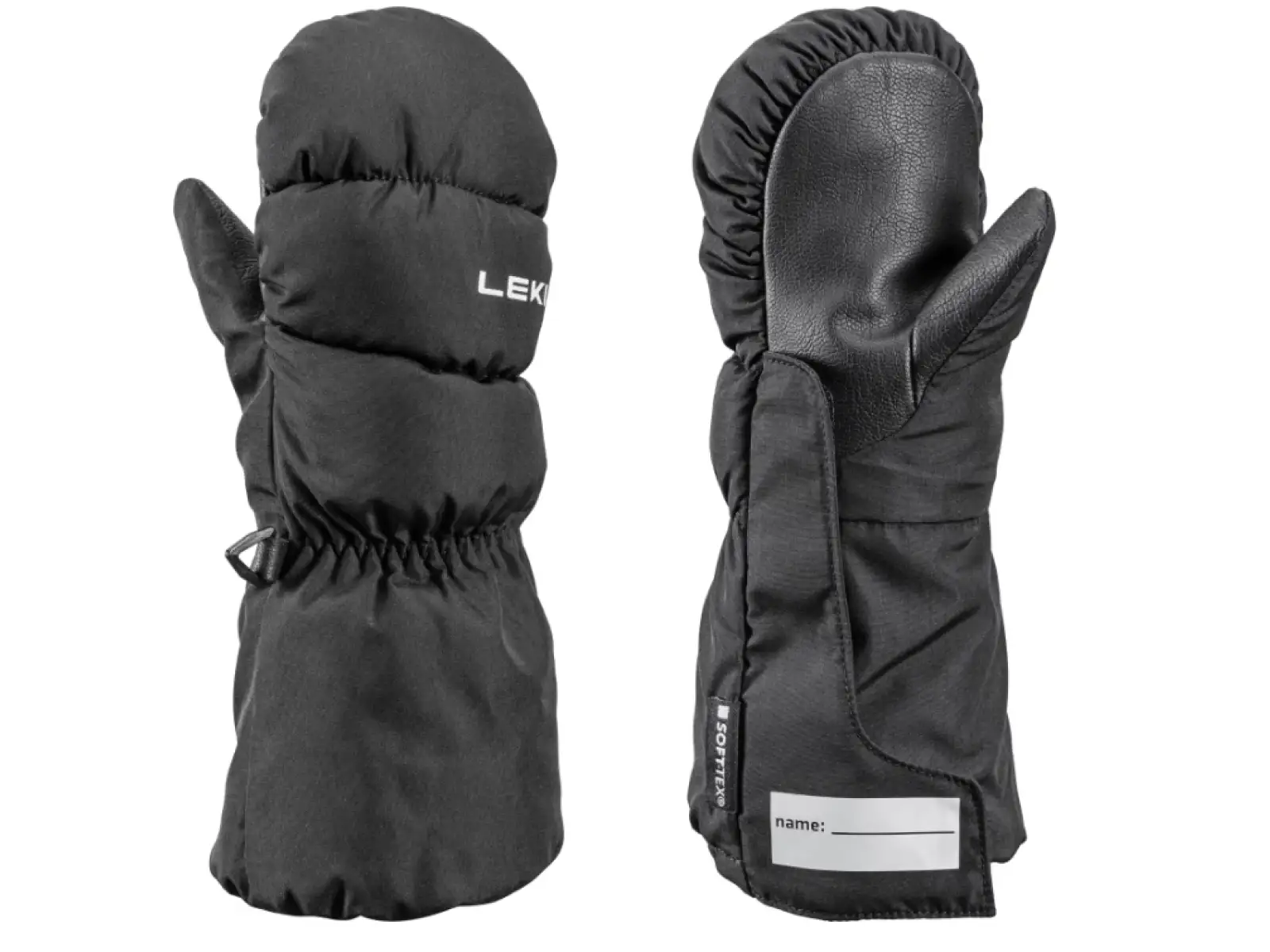 Leki Little Glace Zero Mitt Long dziecięce rękawice jednopalczaste Black
