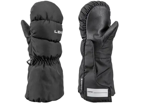Leki Little Glace Zero Mitt Long dziecięce rękawice jednopalczaste Black