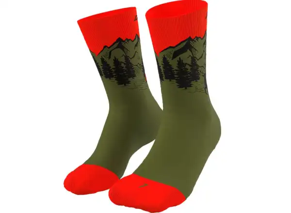 Dynafit Stay Fast skarpety sportowe Winter Moss