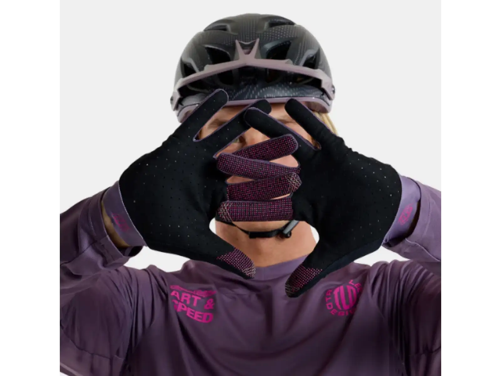 Troy Lee Designs Ace 2.0 Radioscape rękawice Deep Purple