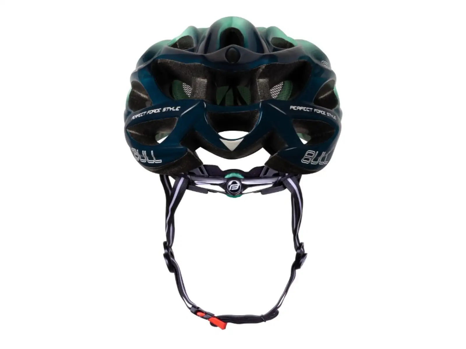 Force Bull Hue kask rowerowy mint/navy modrá