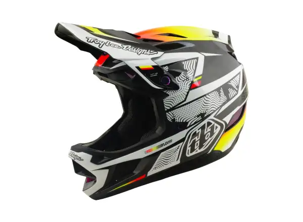 Troy Lee Designs D4 Carbon MIPS kask Lined up Black