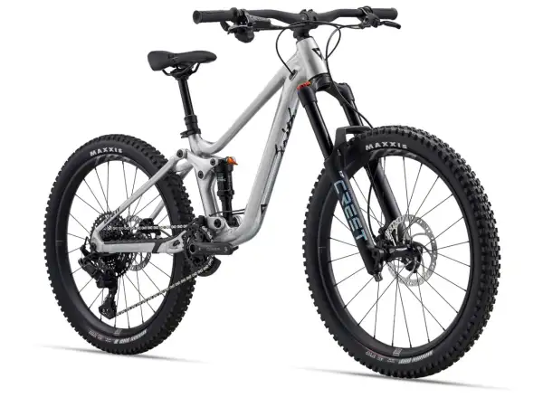 Giant Faith 24 dziecięcy rower fullsuspension Raw Aluminium