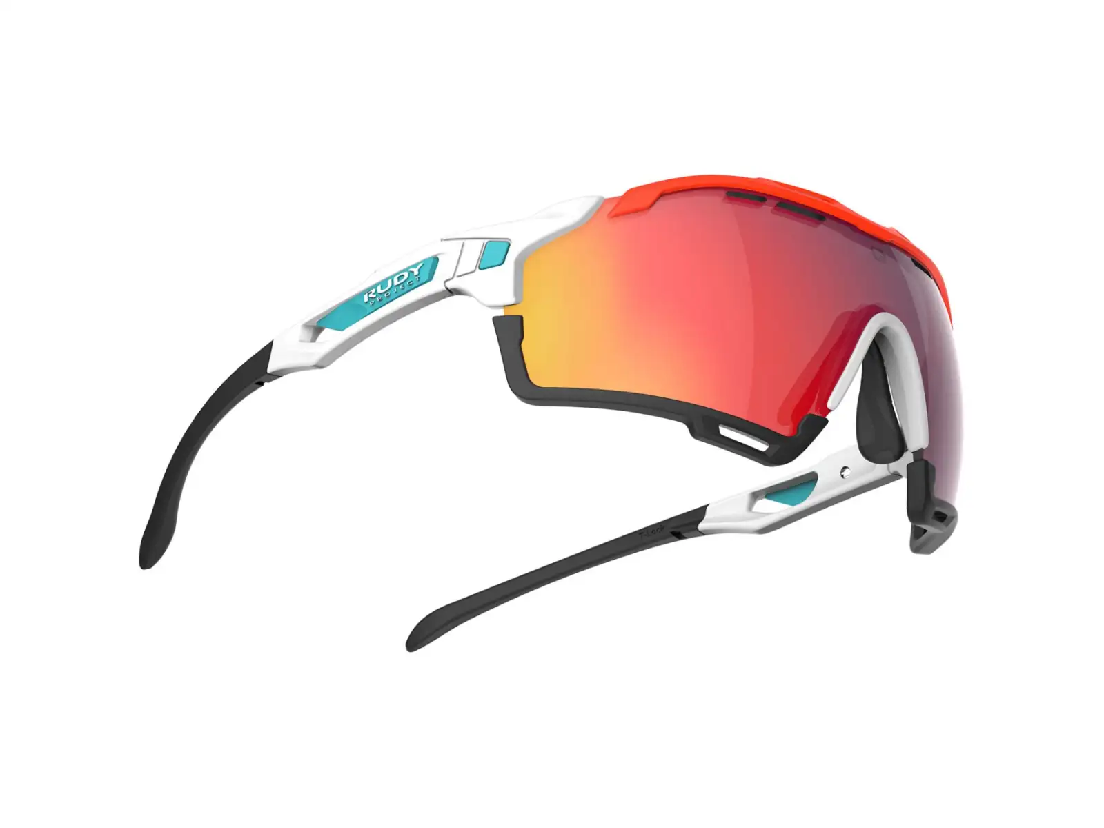 Rudy Project Cutline sportowe okulary White/Multilaser Red