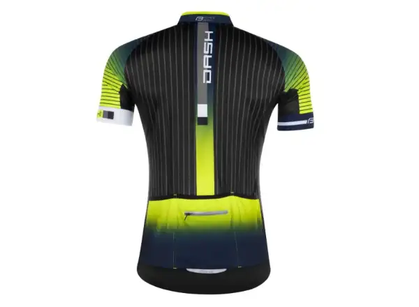 Force Dash męska koszulka krótki rękaw niebieska/fluo/czarna