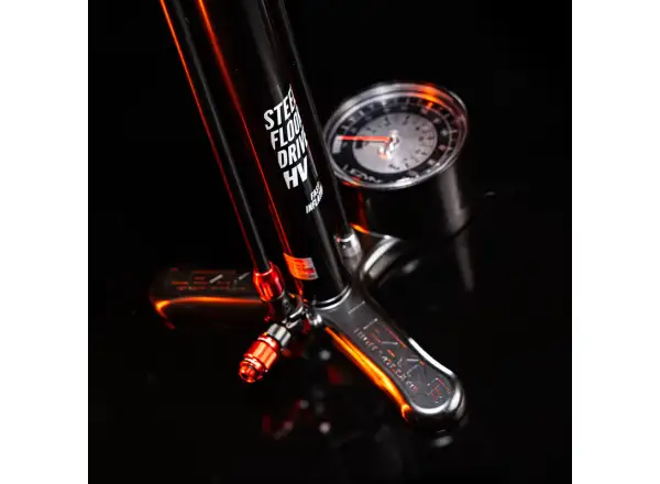 Lezyne Steel HV Floor Drive 3.5 pompka Flat Black