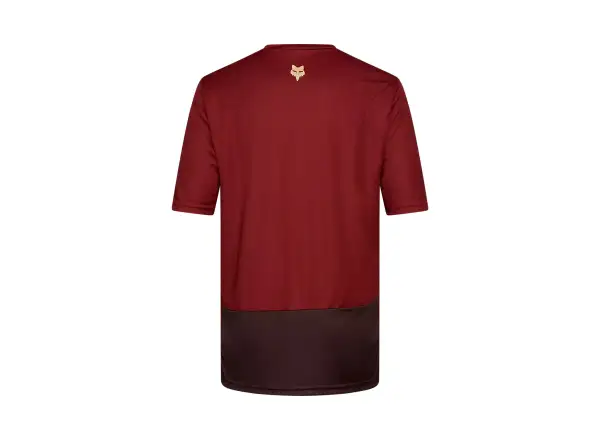 Fox Ranger Wordmark męski dres krótki rękaw Rust Brown
