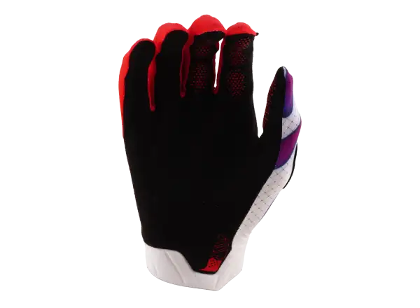 Troy Lee Designs Youth Air Overspray rękawiczki dziecięce White/Violet