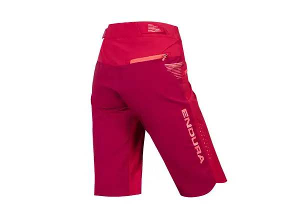 Endura SingleTrack Lite (Short Fit) damskie szorty Berry