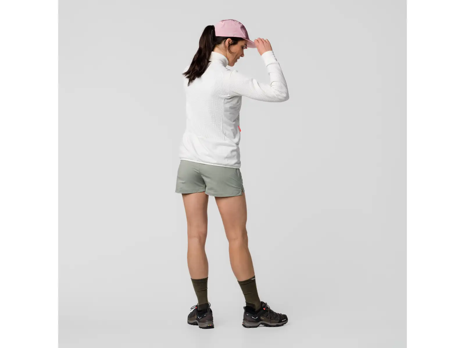 Salewa Puez Waffle HYB PL damska bluza White