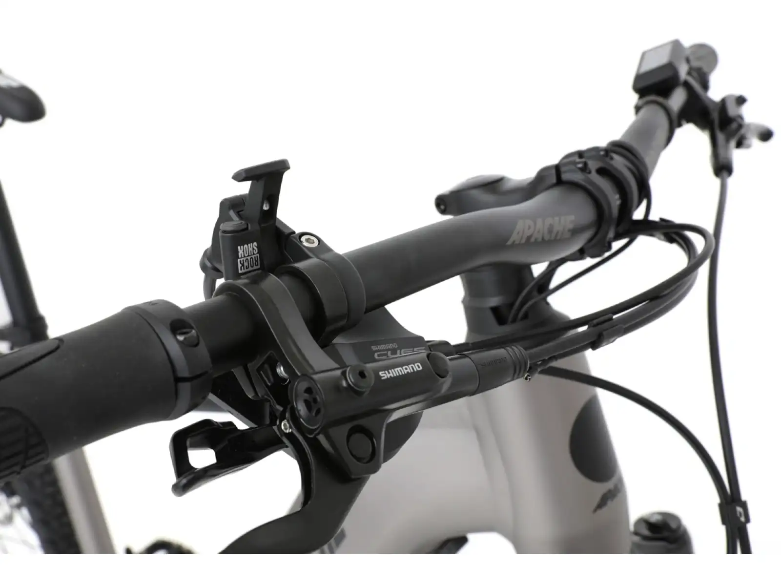 Apache Falcon 2 Bosch CX 800 Wh górski rower elektryczny szary