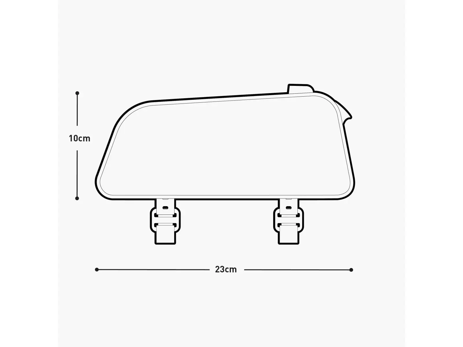 Evoc Top Tube Pack WP 1 torba ramowa Black