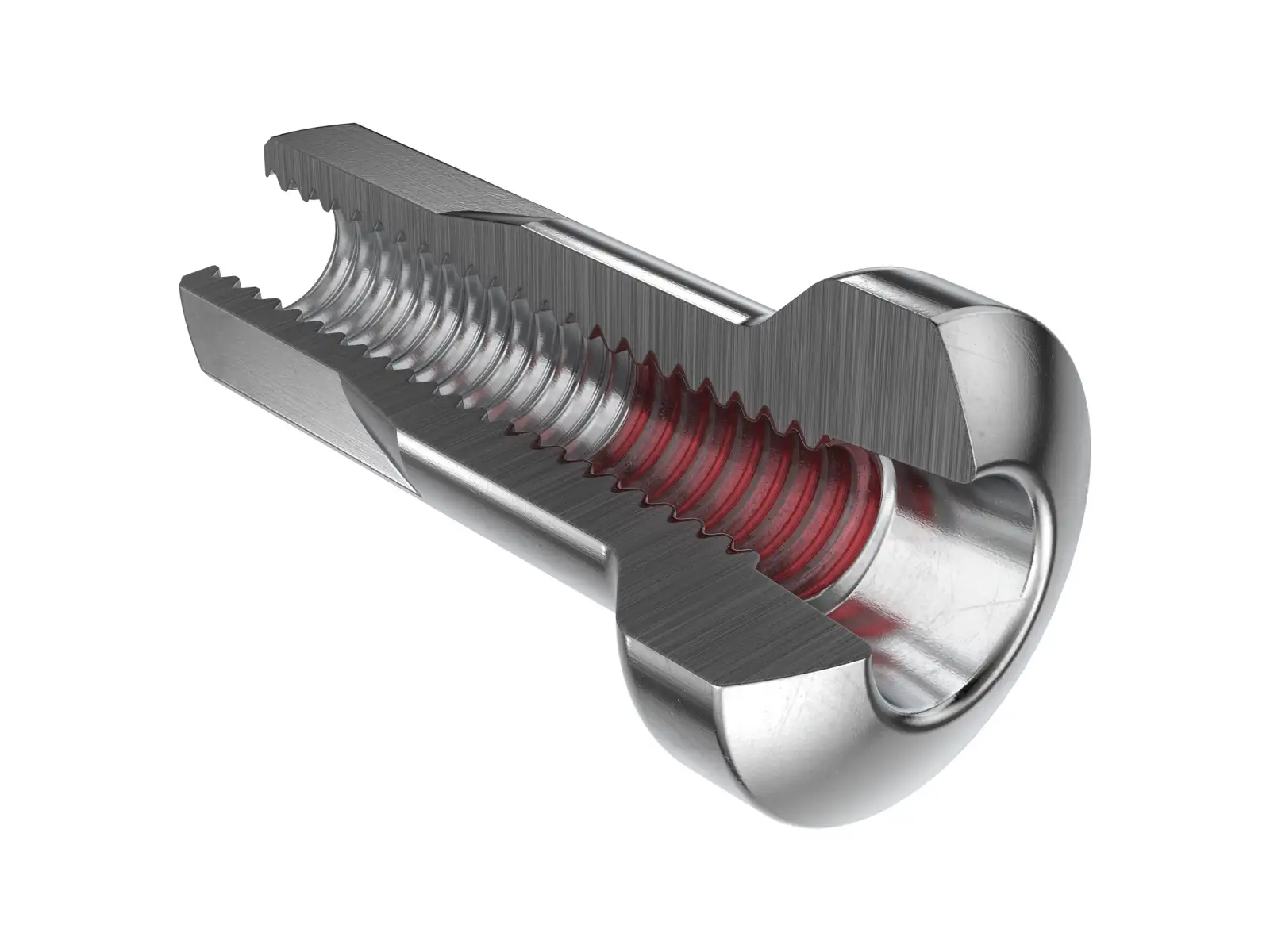 DT Swiss Hidden ProLock mosiężny nyple 2.0 x 12 mm srebrny