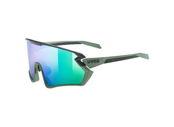 Uvex Sportstyle 231 2.0 okulary Moss Green/Black Matt/Mirror Green