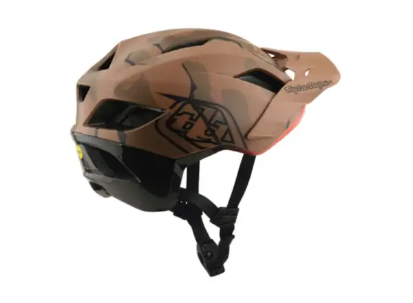 Troy Lee Designs Flowline SE MIPS kask Badge Sienna Camo