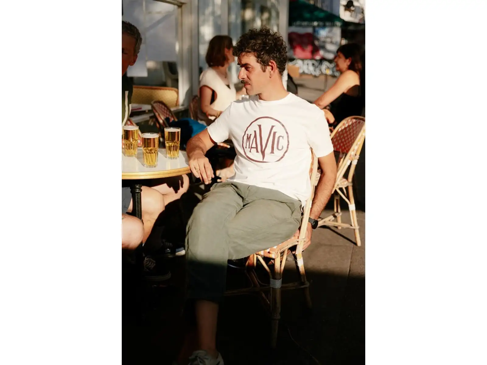 Mavic Heritage Logo męska koszulka z krótkim rękawem Off White