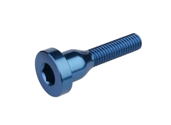 Burgtec Top Cap śruba pokrywki sterów niebieska