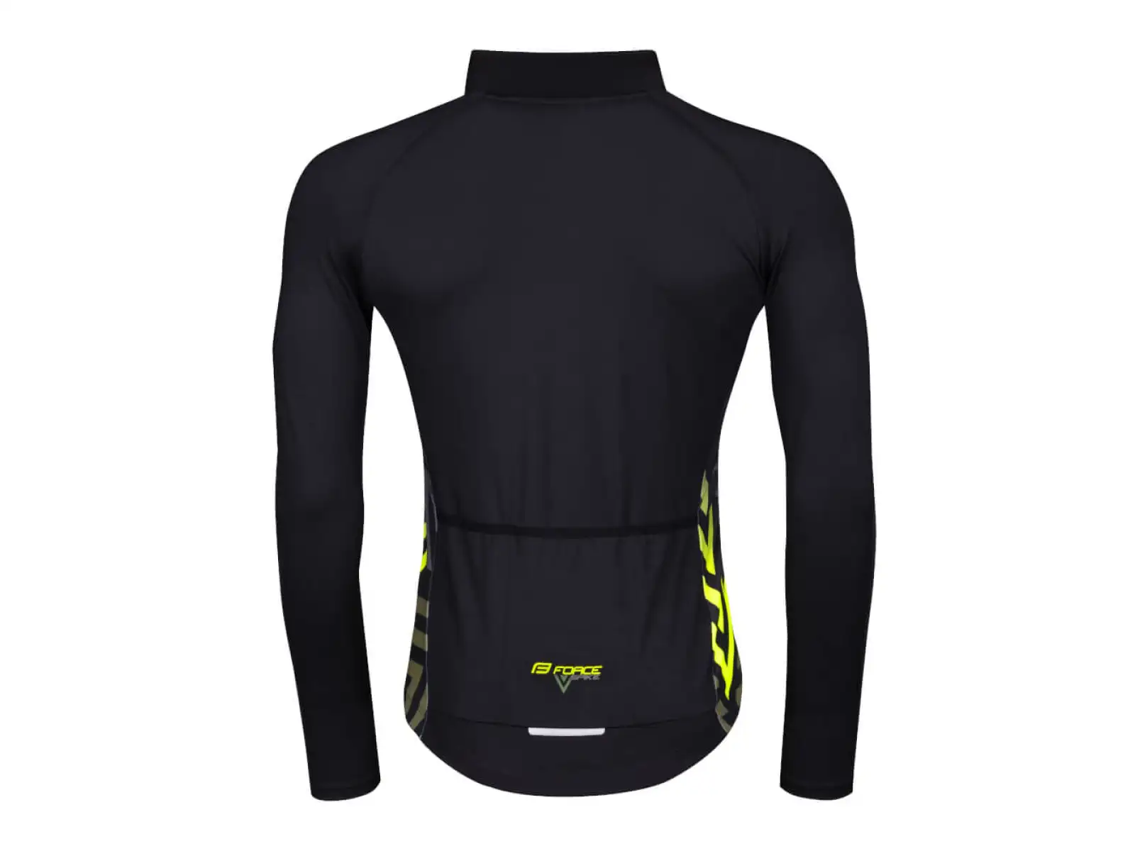 Force Spike męska koszulka z długim rękawem czarna/fluo