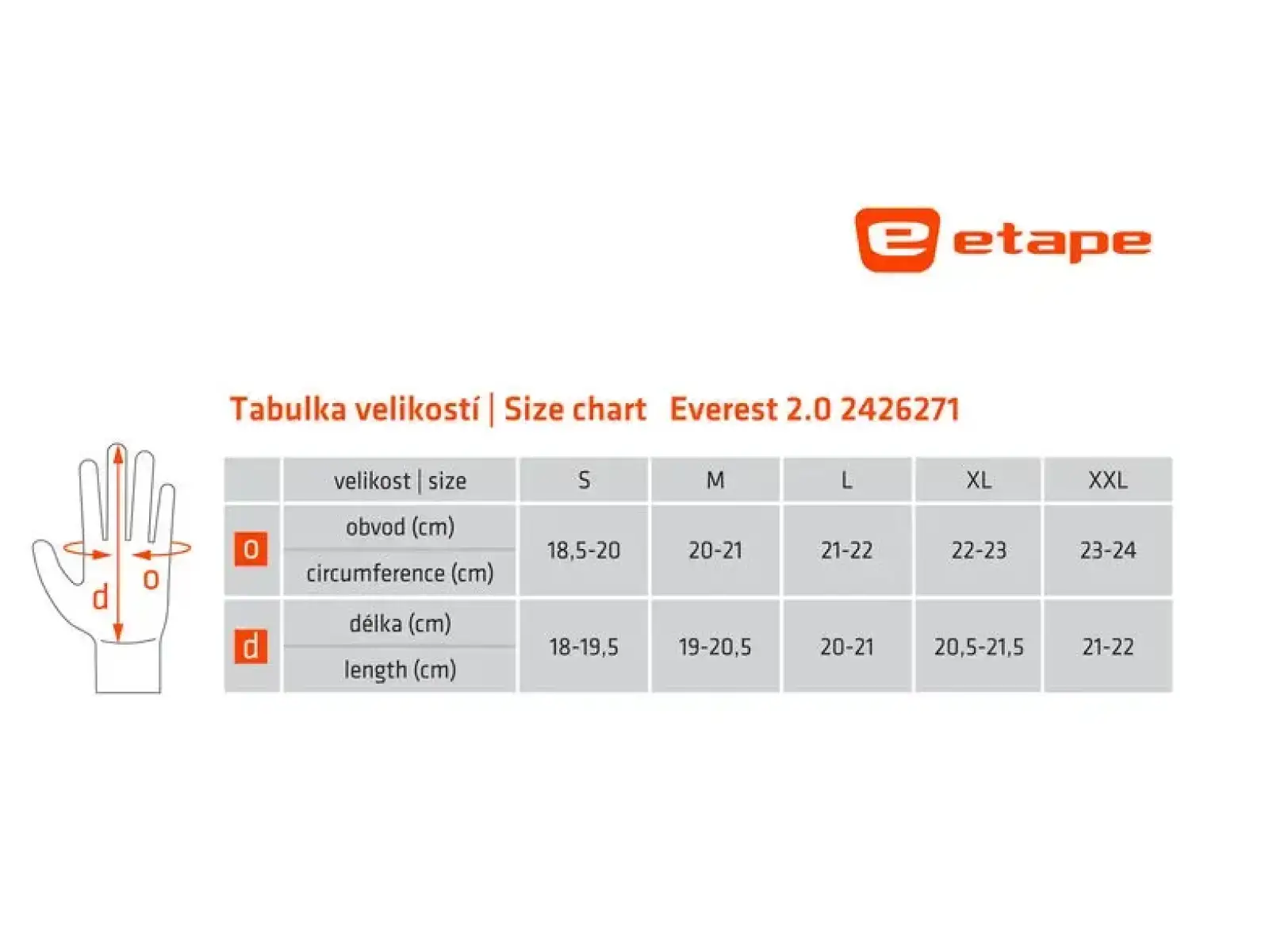 Etape Everest 2.0 zimowe rękawice czarne/odblaskowe