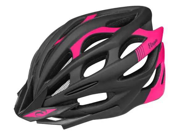 Etape Vesper damski kask rowerowy czarna/różowa mat