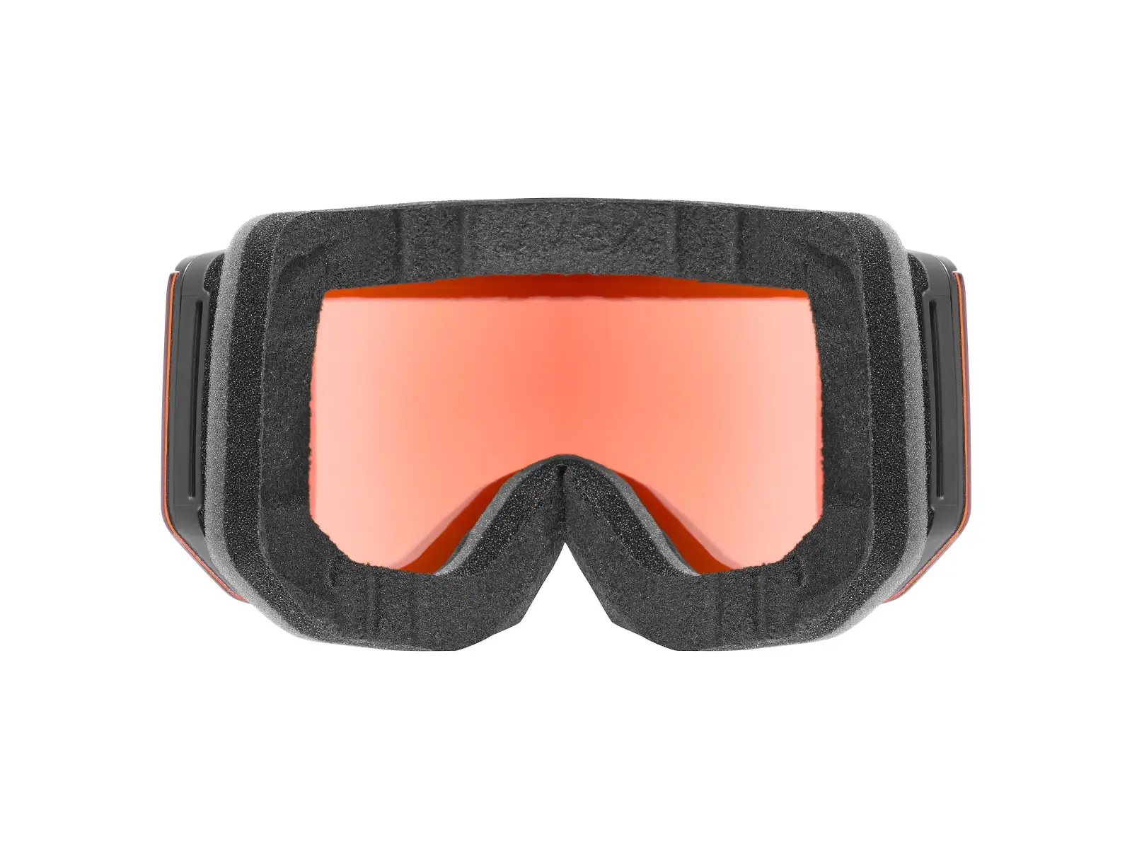 Uvex Lace Attract FM gogle narciarskie black matt/red - pomarańczowy