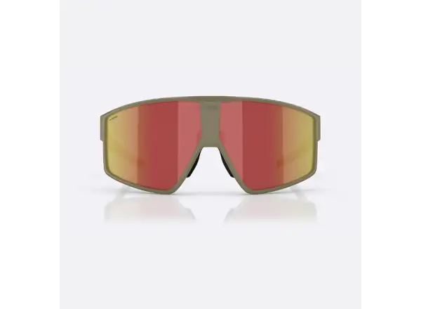 Bliz P002 okulary przeciwsłoneczne Matte Camo Green/Grey Red Revo