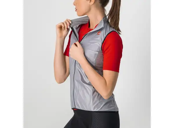 Castelli Aria damska kamizelka Silver Gray