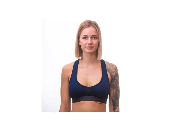 Sensor Merino DF damski biustonosz Deep Blue