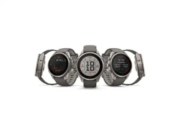 Garmin Fénix 9 Pro inReach Solar 47 mm Tytan Pebble Gray/Silver Gray